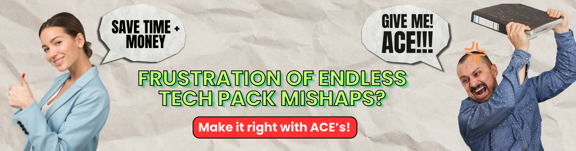 make right tech pack with ace