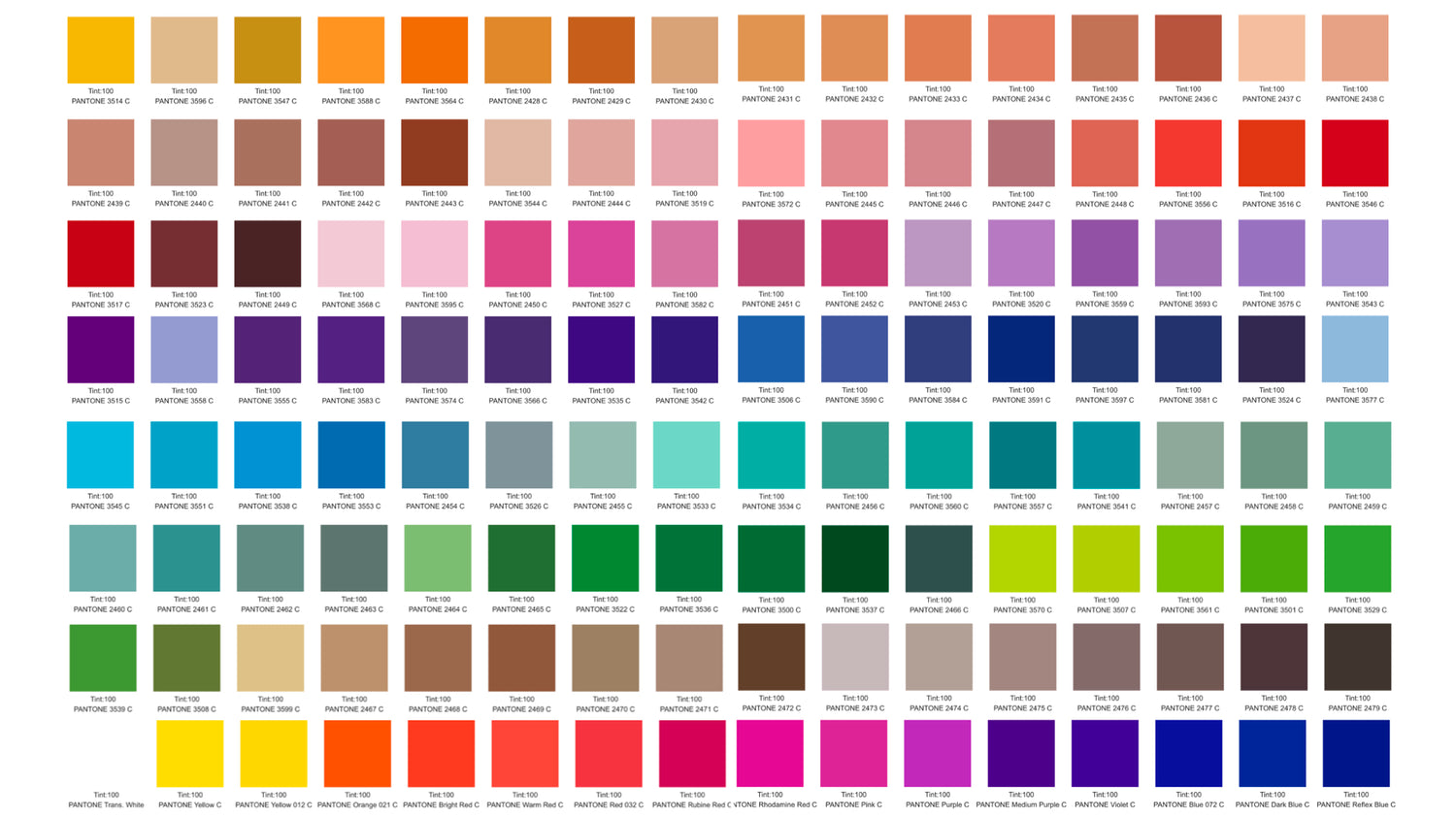 Pantone Color Chart: Perfect Shades for Small Sustainable Orders – ACE ...