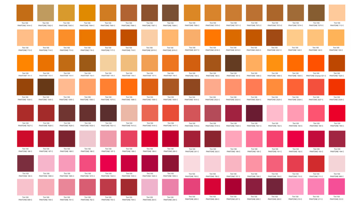 Pantone Color Chart: Perfect Shades for Small Sustainable Orders – ACE ...