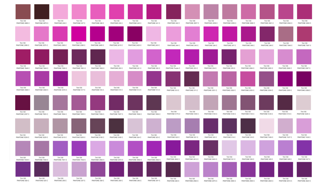Pantone Color Chart: Perfect Shades for Small Sustainable Orders – ACE ...